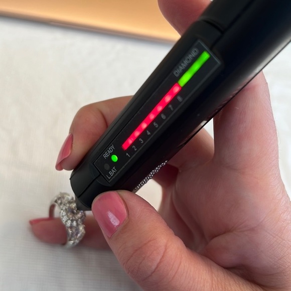 Three Stone Round Cut Moissanite Sterling Silver Wedding Halo Ring 3CT - Picture 3 of 9